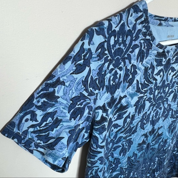 Patterned Blue Shirt - Picture 3 of 6
